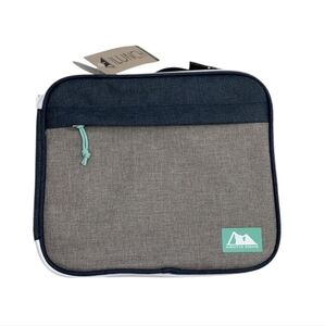 Arctic Zone Blue/Gray Insulated Microban Lunch Box with Reusable Ice Pack NEW